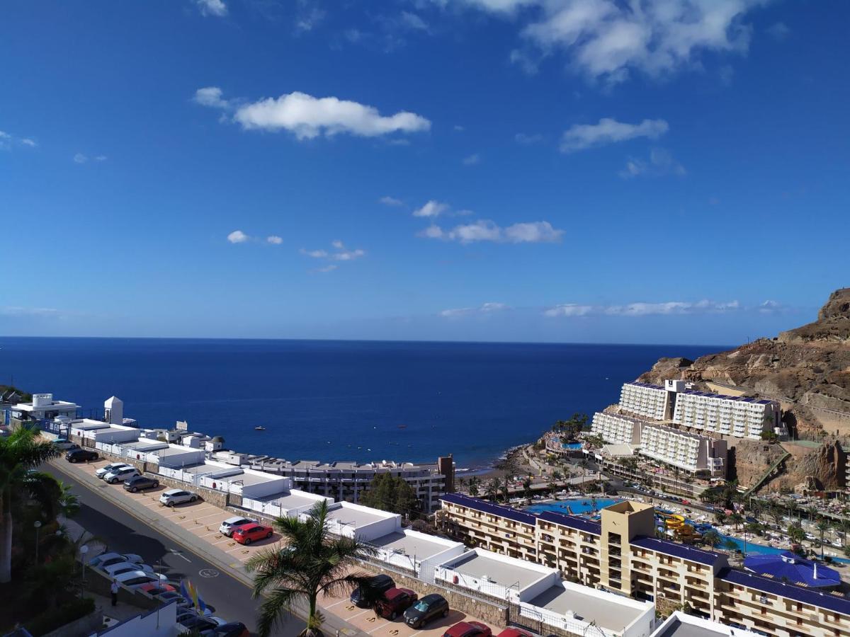 Ocean View Apartment In Taurito, Mogan - Top Floor Eksteriør billede