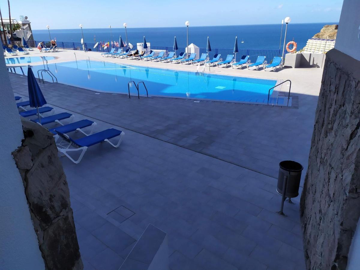 Ocean View Apartment In Taurito, Mogan - Top Floor Eksteriør billede