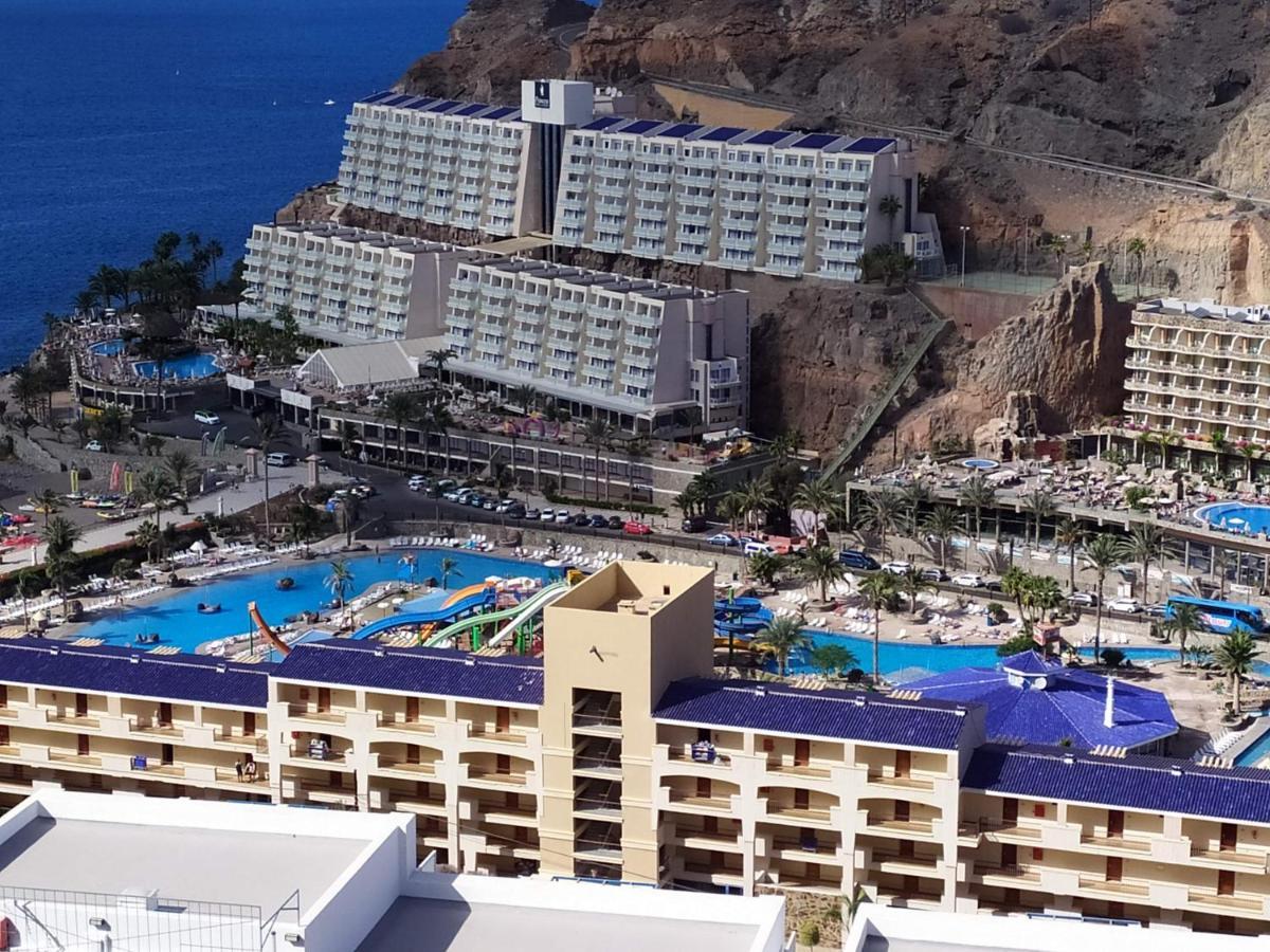 Ocean View Apartment In Taurito, Mogan - Top Floor Eksteriør billede