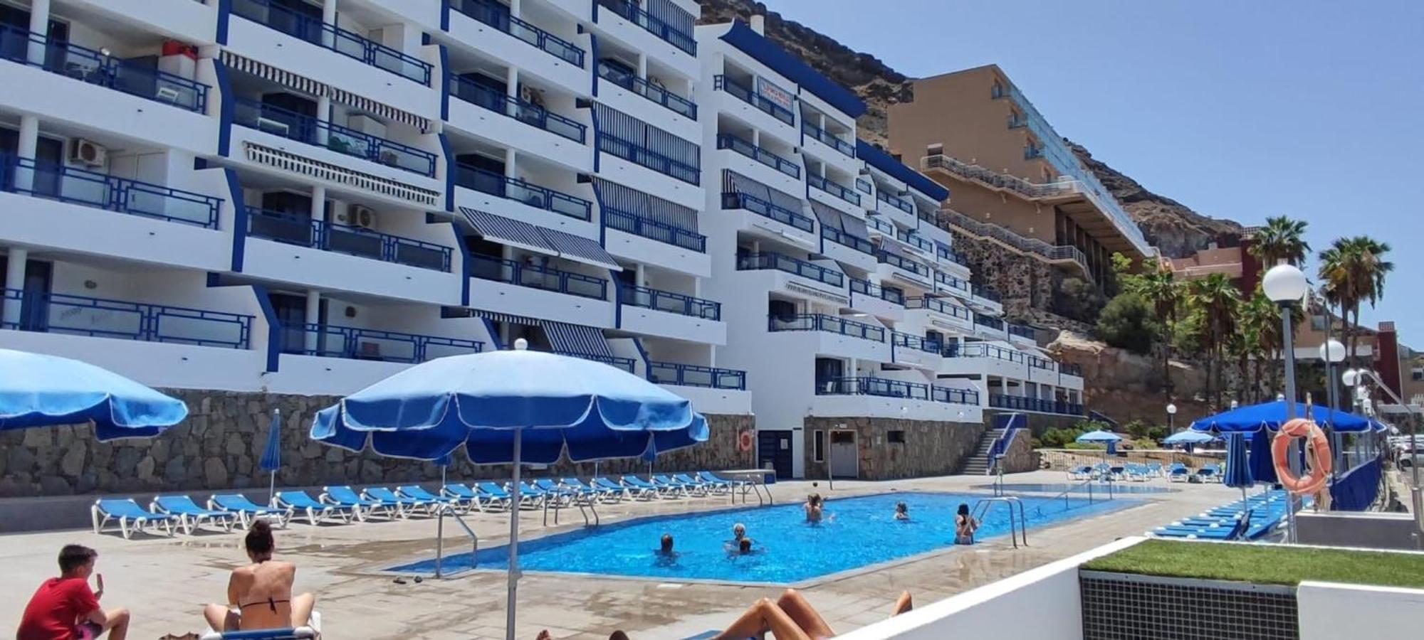 Ocean View Apartment In Taurito, Mogan - Top Floor Eksteriør billede